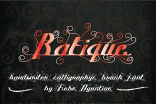 Batique: A Handwriting Script Font Rooted in Javanese Batik Tradition
