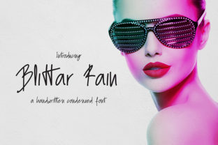 Blittar Rain: A Modern Signature Font for Purposeful Typography