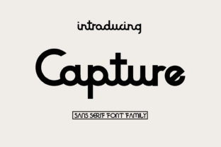 Capture Font: A Playful Monoline Sans Serif for Confident, Graceful Design
