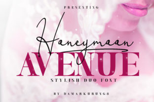 Honeymoon Avenue: Where Handwritten Warmth Meets Modern Design Clarity