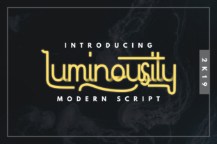 Luminousity: A Friendly, Modern Font