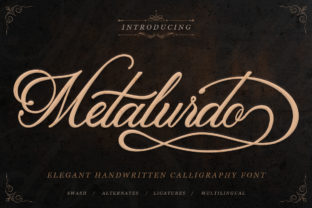 Metalurdo: The Elegant Handwritten Font That Elevates Design