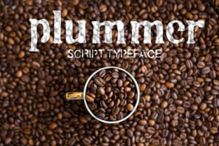 Plummer Font: A Handcrafted Stencil-Inspired Typeface for Retro Design Lovers