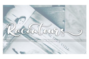 Raconteurs: A Refined Calligraphy Font for Elegant, Luxurious Design