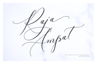 Raja Ampat: A Thoughtful Choice for Elegant, Hand-Drawn Typography