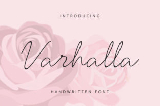 Varhalla: A Fresh, Fancy Script Font Built for Expression