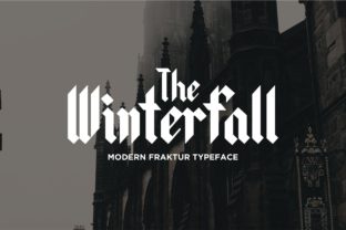 Winterfall: A Modern Blackletter Font