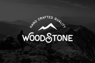 Woodstone: A Handmade Vintage Font