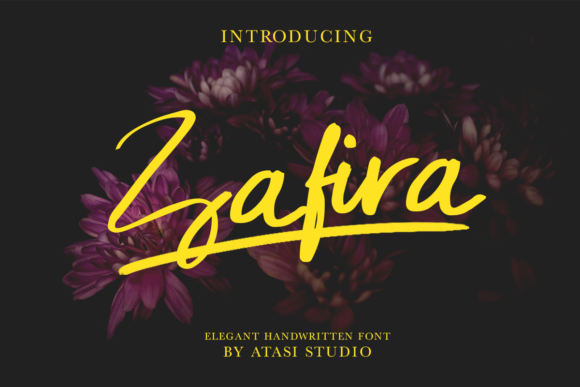 Zafira: A Refined Script Font for Purposeful Typography